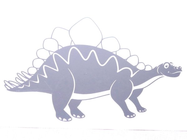 Bügelbild Stegosaurus 18,5cm x 12,5cm