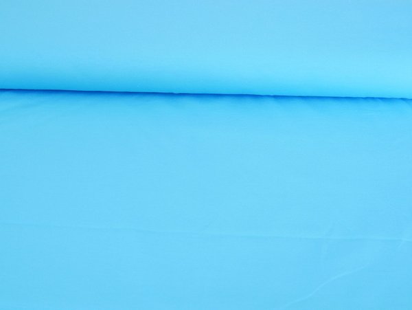 Sommersweat uni türkisblau 0,25m