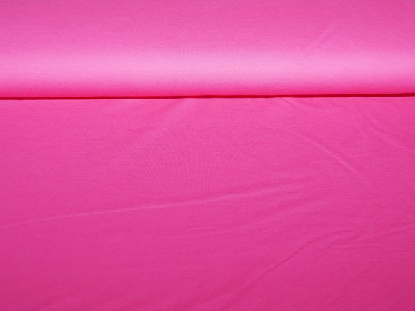 Sommersweat uni pink 0,25m