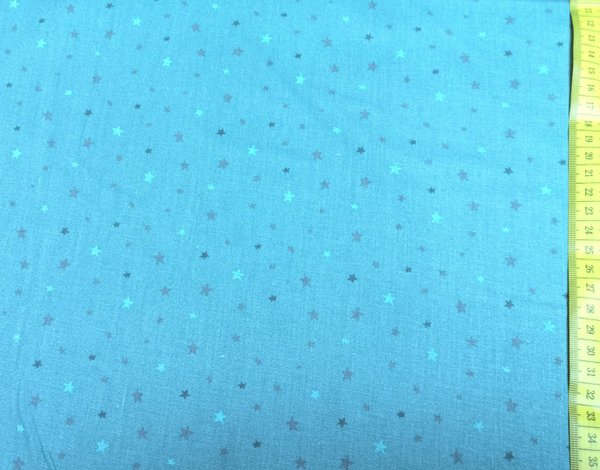 Baumwolle Sterne altgrün 0,25m