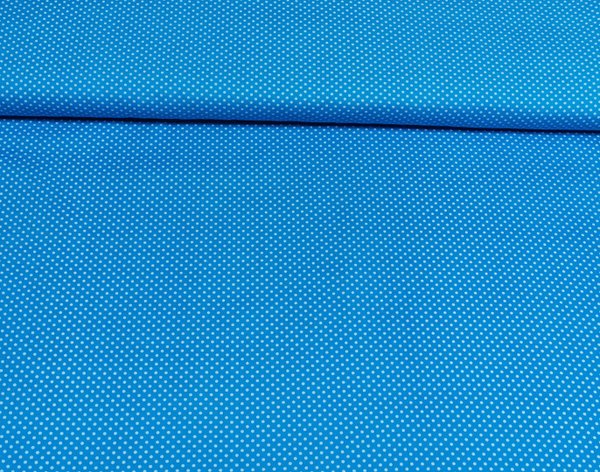 Baumwolle blau Punkte 0,25m
