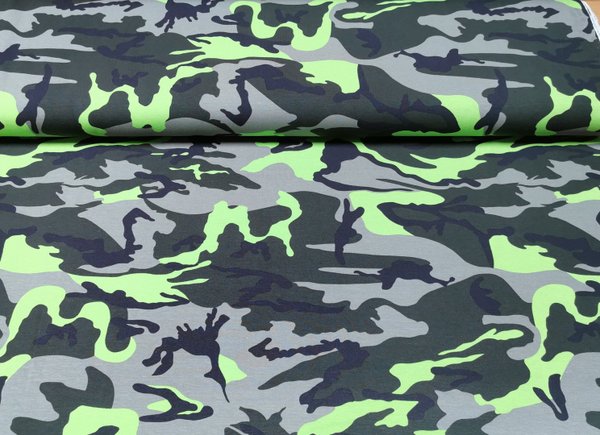 Jersey Camouflage grün 0,25m