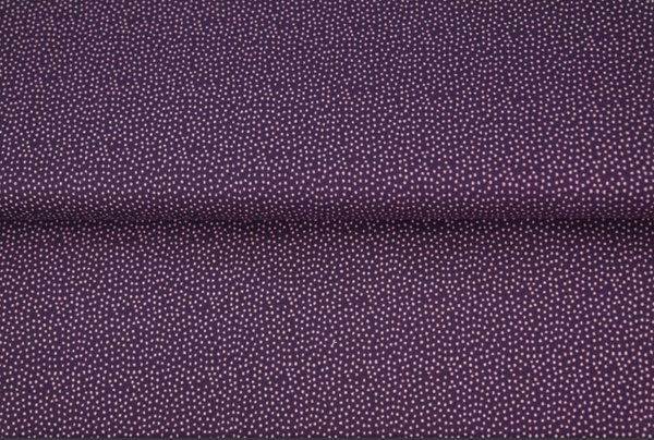 Sommersweat Stenzo little dots lila 0,25m