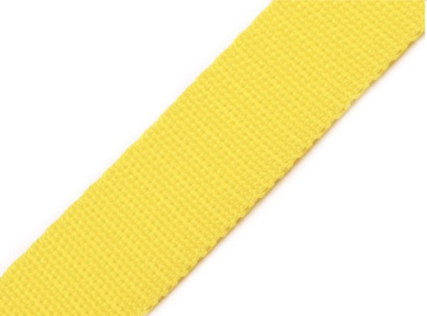 Gurtband 25mm gelb